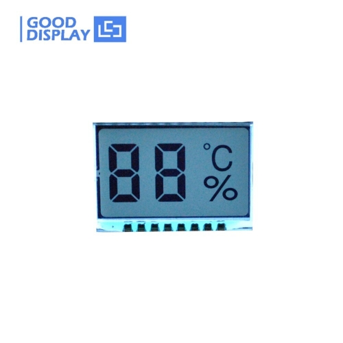 2 digits temperature humidity segment lcd display GDC21310