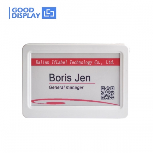 7.5 inch electronic shelf label, For retail, conference and industrial tag double screen