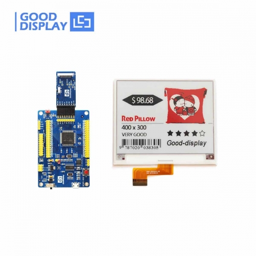 4.2 inch red e-paper display color e-ink screen module with demo kit drive board, GDEH042Z21+DESPI