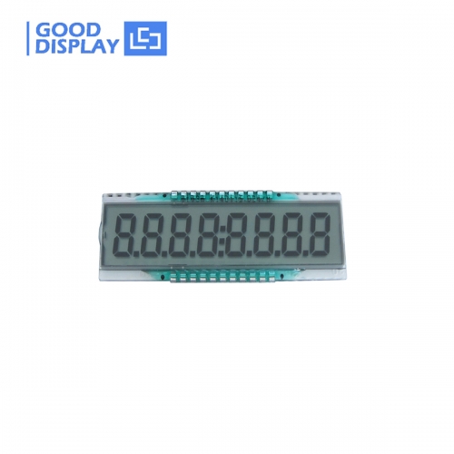 10 pieces 8-digit LCD Panel Graphic Dot Matrix 5V 6 o'clock LCD, EDC103