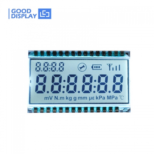 6 digit low temperature TN Positive LCD screen ,GDC0689