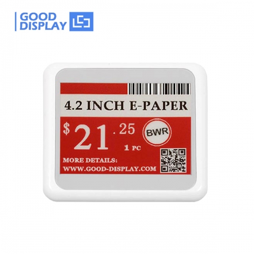 4.2 inch Wireless E-ink Display Passive NFC Color E-Paper Screen Label ESL , No Battery, GDN042R