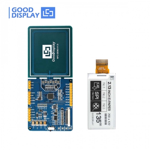 2.13'' Epaper Partial Refresh E Paper Display with NFC Driving EPD Board, GDEY0213B74