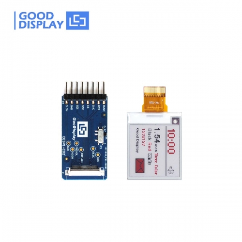 Electronic Paper Display Tag 1.54 Inch SPI Epaper Small Color Eink Module, GDEM0154Z91+DESPI-C02