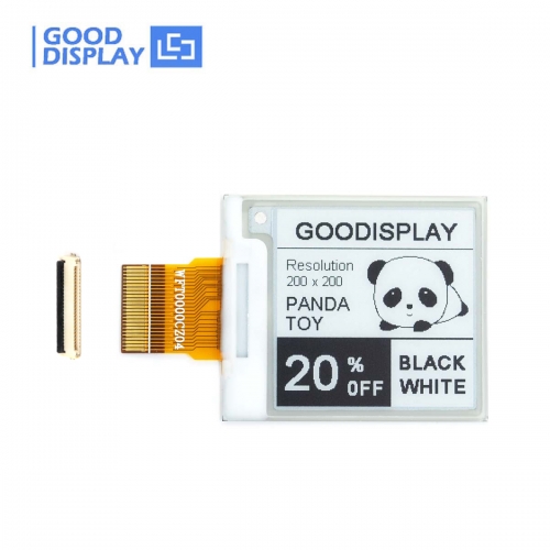 Small 1.54inch Epaper 200x200 SPI Cheap E ink Display, GDEW0154T11