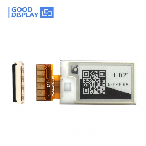 1.02 inch mini partial refresh e-paper display panel, GDEW0102T4(30PIN)