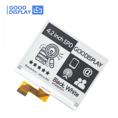 4.2 inch e-paper display fast update Morochrome SPI e-ink for digital price  tags, GDEY042T81