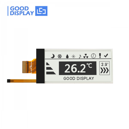 2.9 inch fast refresh partial refresh e-ink display with frontlight, GDEY029T94-FL03