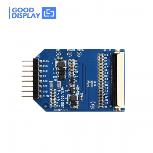 Epaper HAT Connection Adapter Board for 7.3 inch 7-color E Ink Display GDEY073D46, DESPI-C73