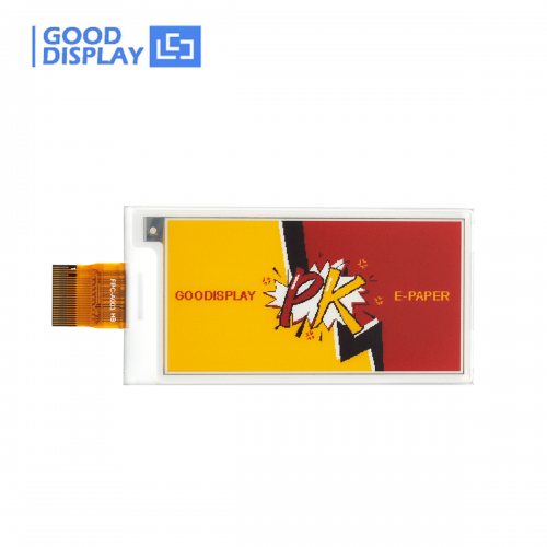 2.66" High resolution 296x152 black，white, red and yellow color epaper display, GDEY0266F51