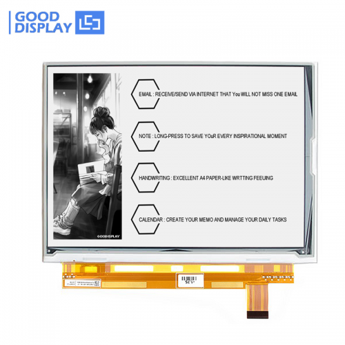 9.7 inch Display resolution 1200x825 big size parallel e-paper display panel GDEP097TC2