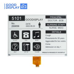 10.2-Inch E-Paper Display Resolution 960x640 SPI E-PAPER Partial Update for 0.4s