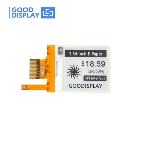 New 1.54 inch e-paper display frontlight partial refresh E-ink GDEY0154D67-FL01