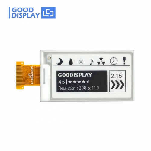 2.15 inch eink display screen low cost cheap 208x112 , GDEW0215T11