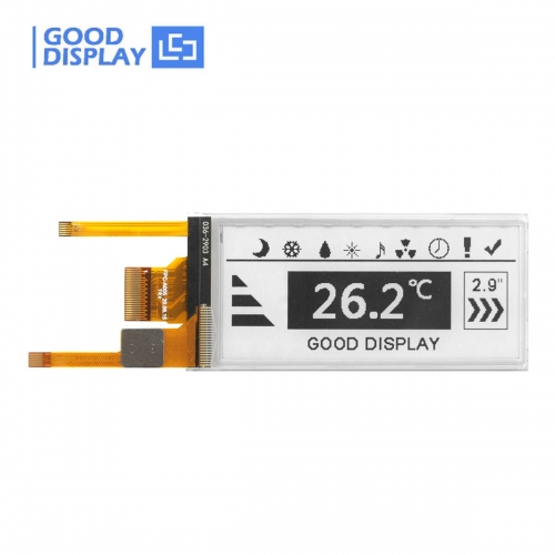 2.9 inch Touch & Frontlight ePaper Display, GDEY029T94-FT01