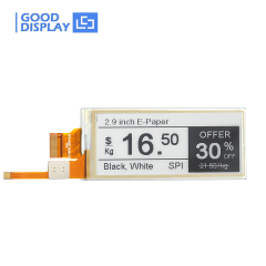 Touch Eink Display 2.9 inch E-paper Display 296x128 Resolution Support Partial Refresh, GDEY029T94-T01