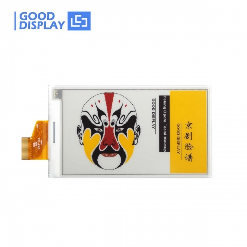 3.7-inch  ePaper raw Display for  Raspberry Pi/Jetson Nan, Black, White, Yellow, and Red, 416x240, GDEM037F52