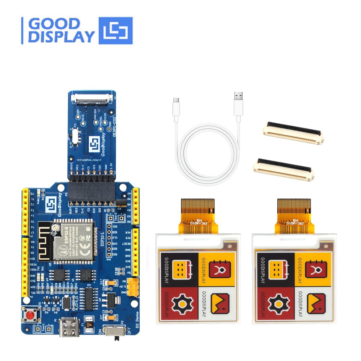 EPD with ESP32 Demo Kit