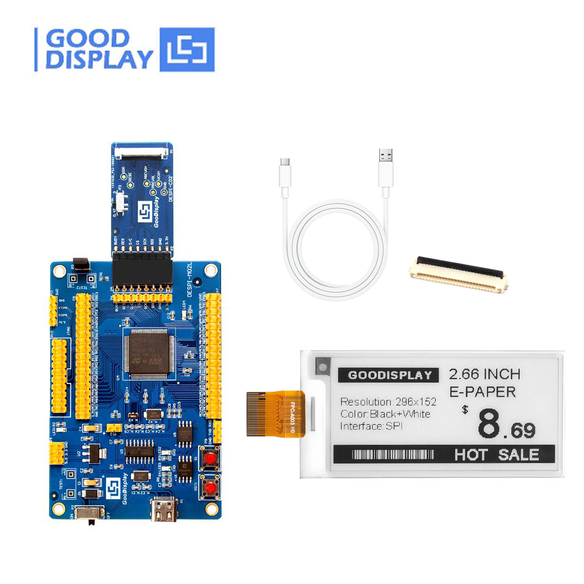 EPD with STM32 Demo Kit