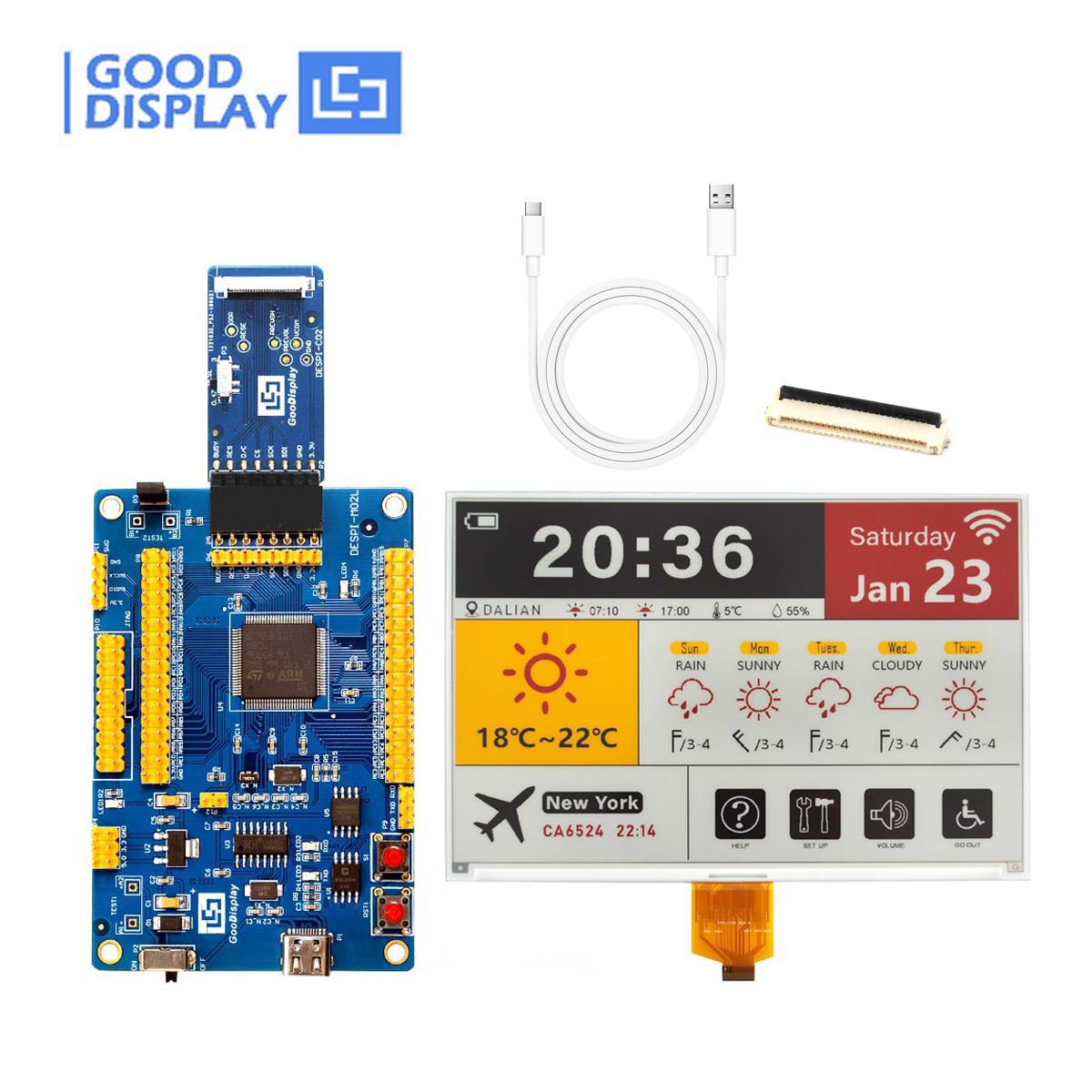 EPD with STM32 Demo Kit