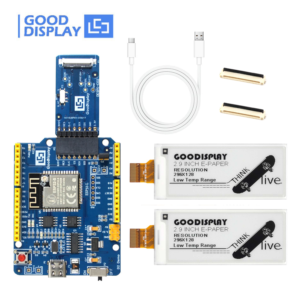 EPD with ESP32 Demo Kit