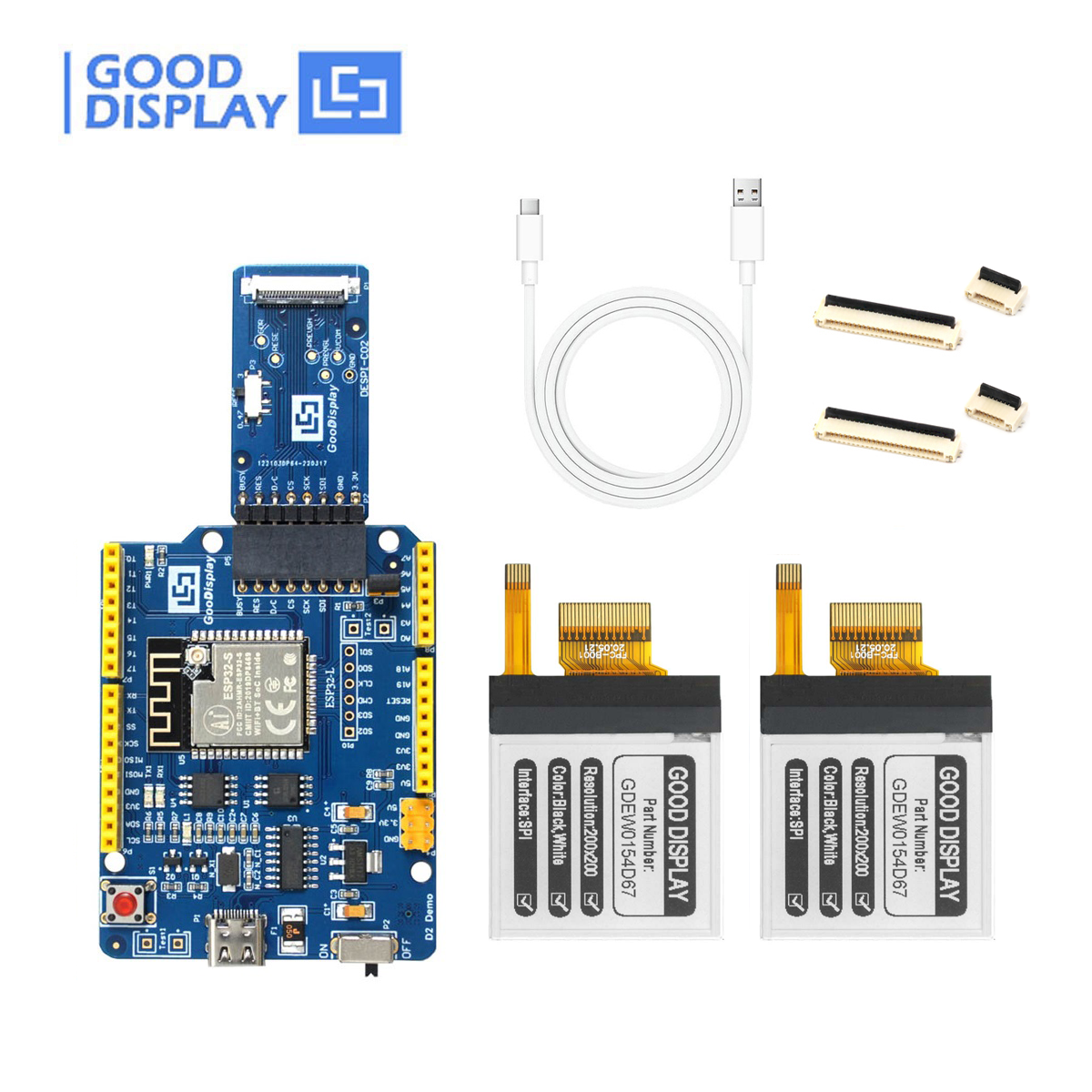 EPD with ESP32 Demo Kit