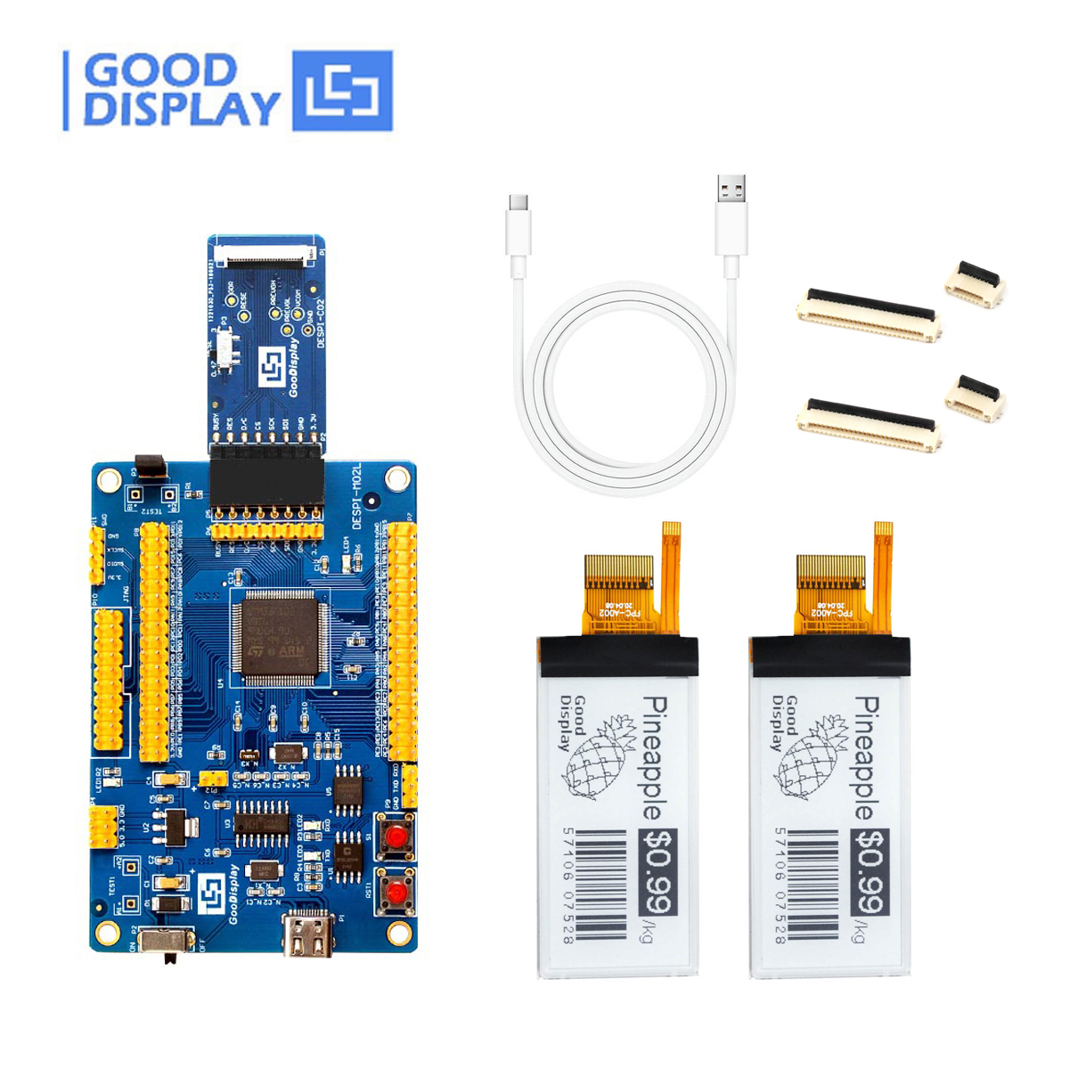 EPD with STM32 demo kit