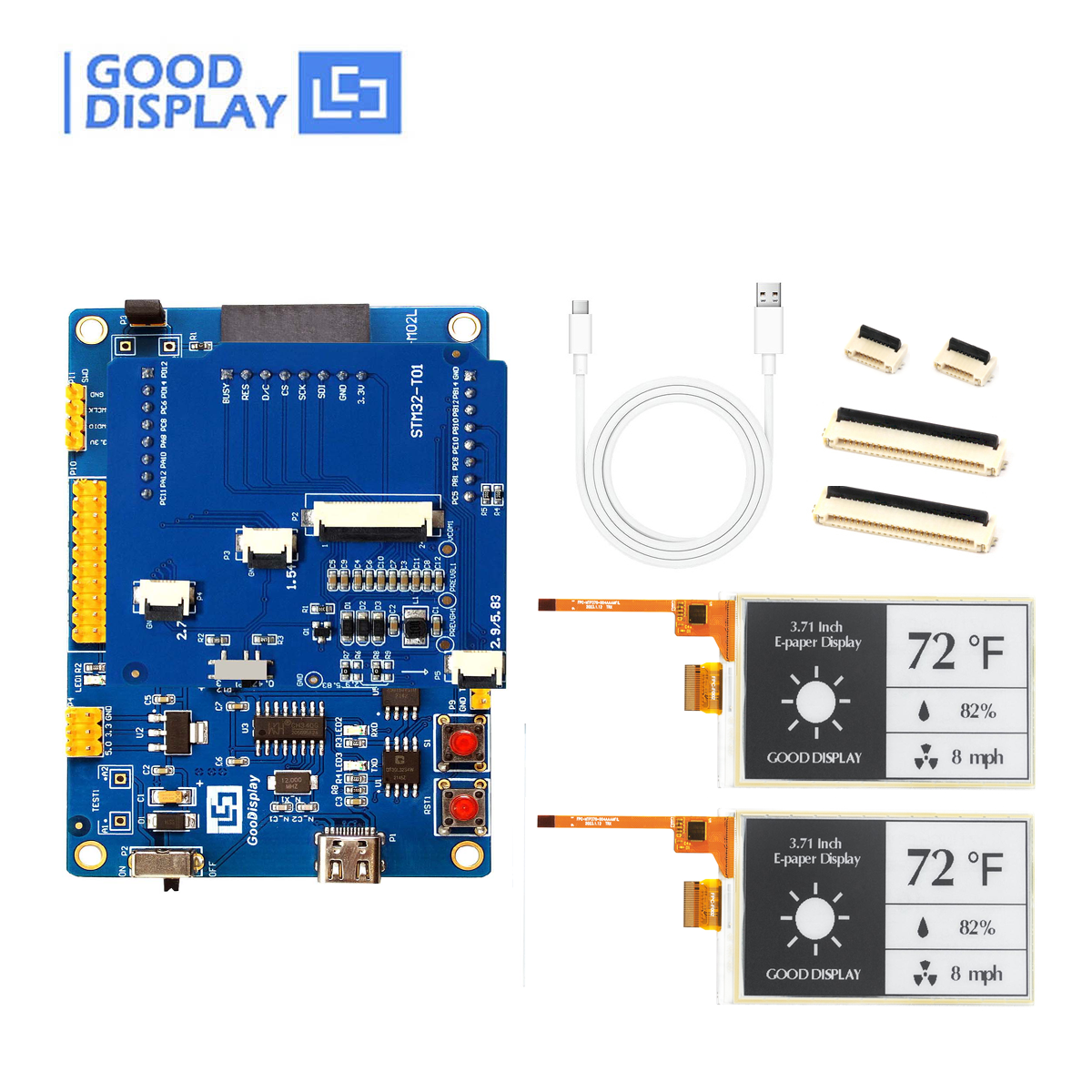 EPD with STM32 Demo Kit