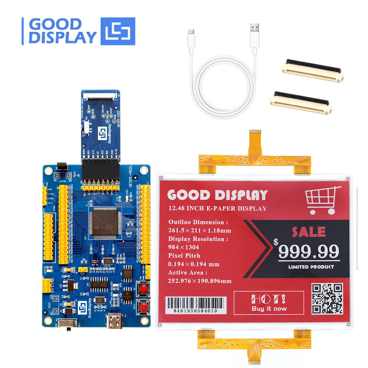 EPD with STM32 Demo Kit