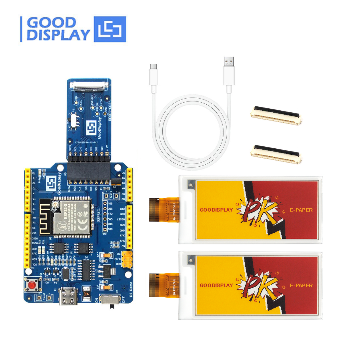 EPD with ESP32 Demo Kit