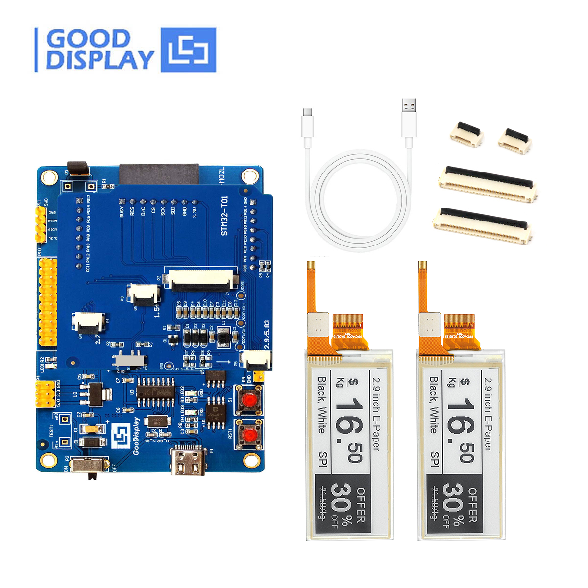 EPD with STM32 Demo Kit