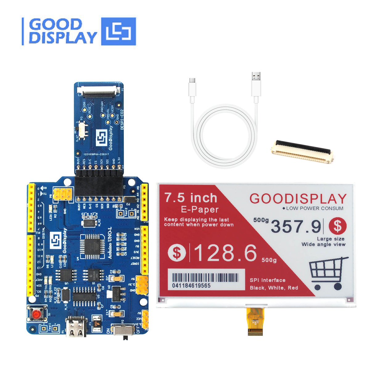 EPD with Arduino Demo Kit