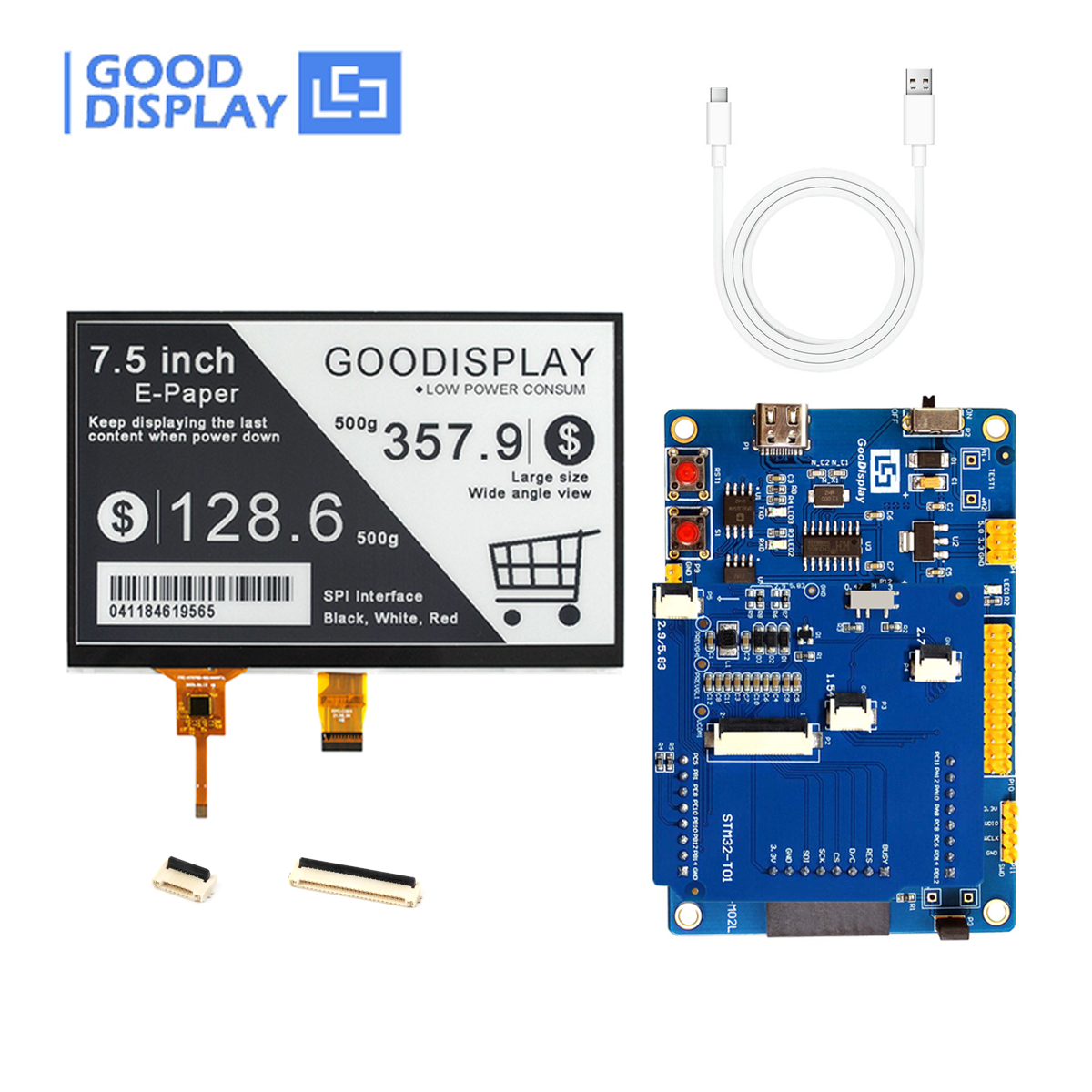 EPD with STM32 Development Board