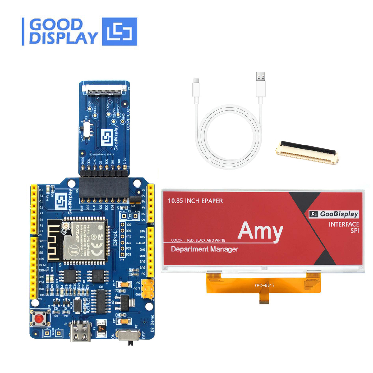 EPD with ESP32 Demo Kit