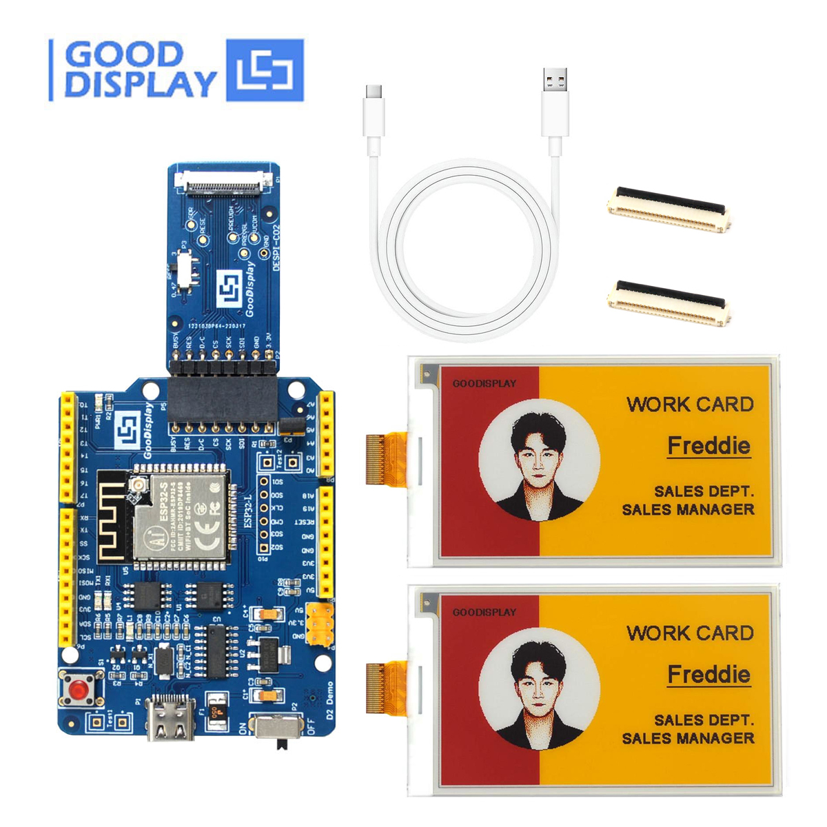 EPD with ESP32 Demo Kit