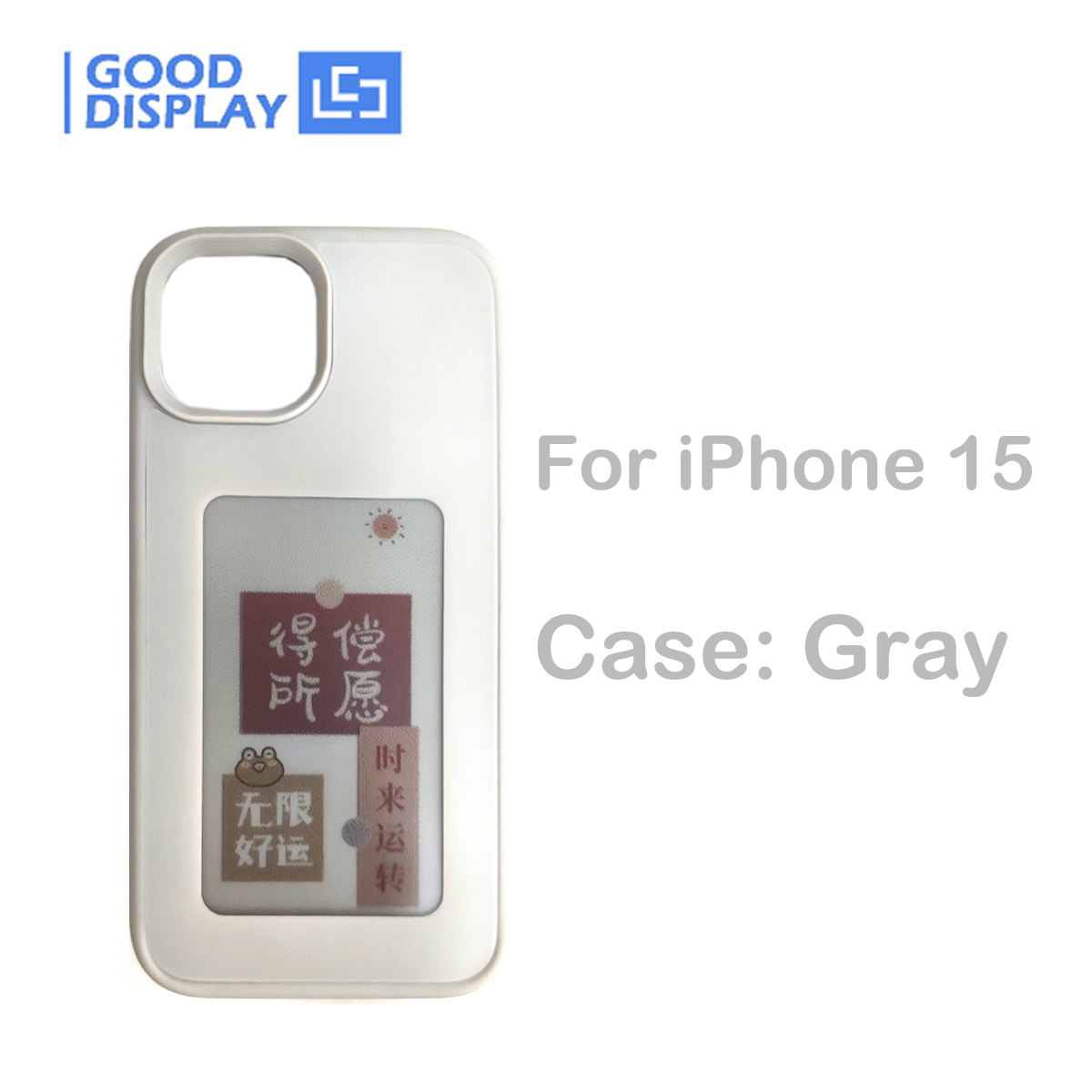 For iPhone 15 (Gray)