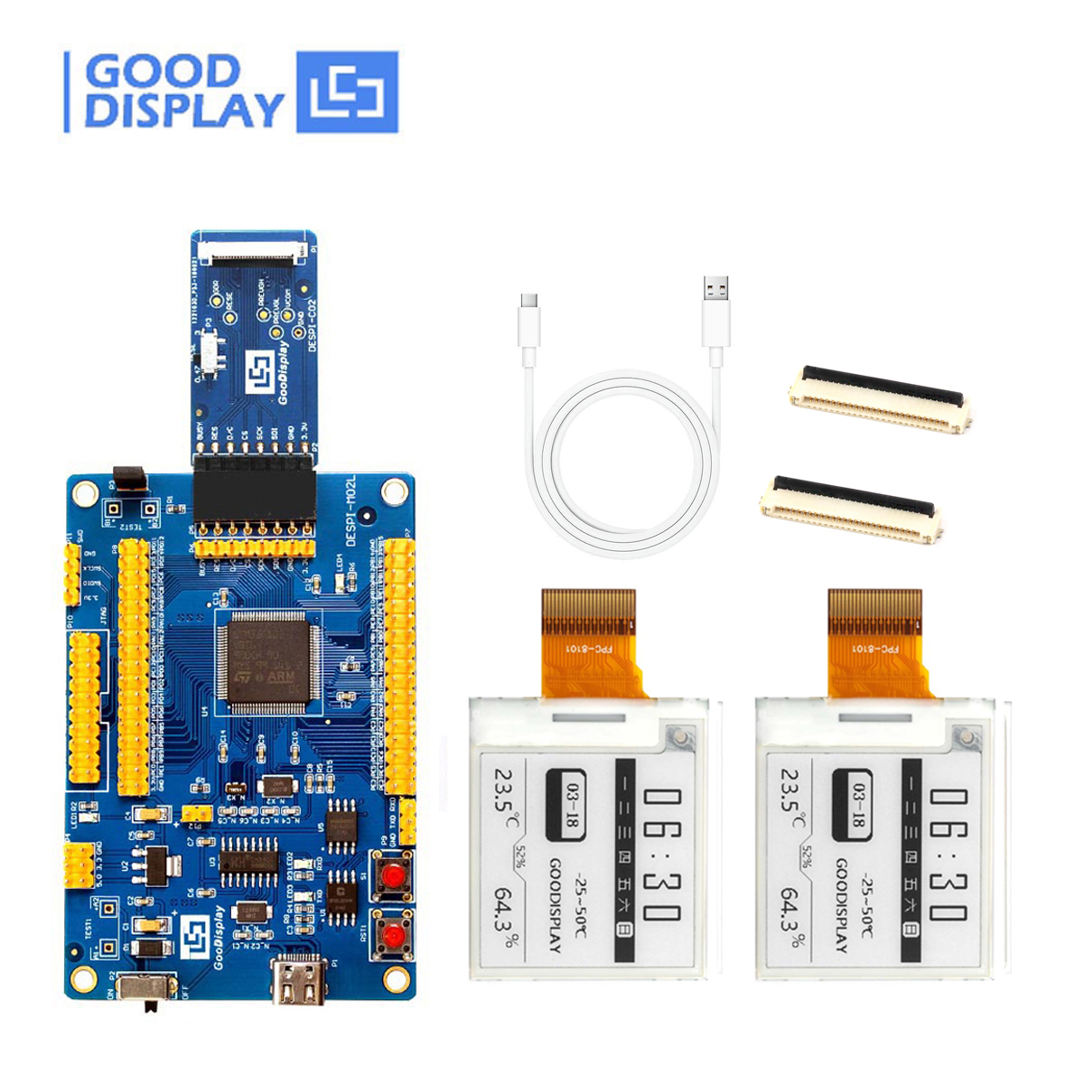 EPD with STM32 demo kit