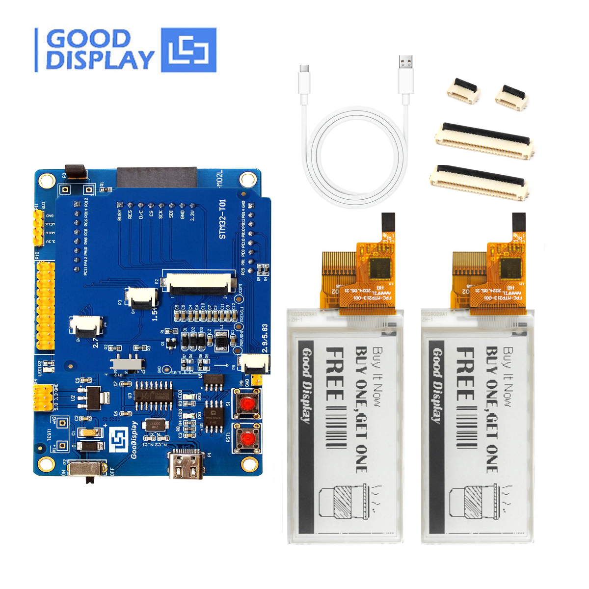 EPD with STM32 Demo Kit