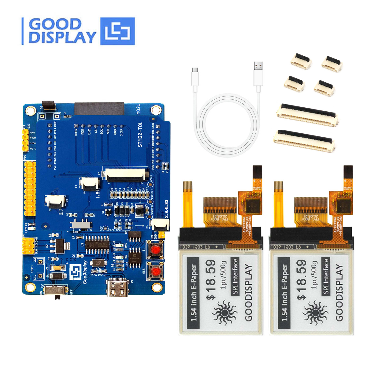 EPD with STM32 Demo kit