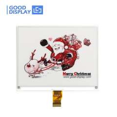 5.83 Inch Color E-Ink EPD Display Square Display Module with Full Refresh (Black/White/Red)