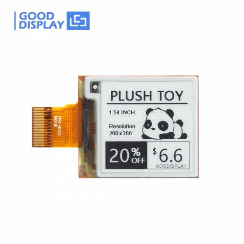 1.54-inch Flexible E Ink Display 0.3s Partial Refresh 200x200 ePaper Displays Module