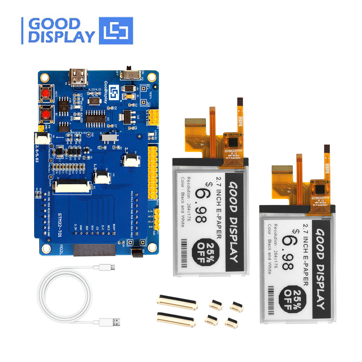 EPD with STM32 Demo Kit