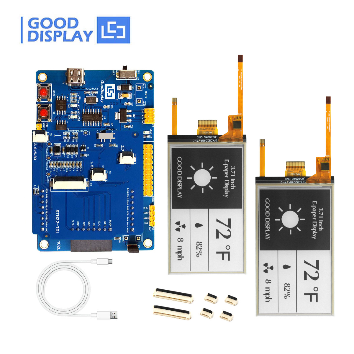 EPD with STM32 Demo Kit