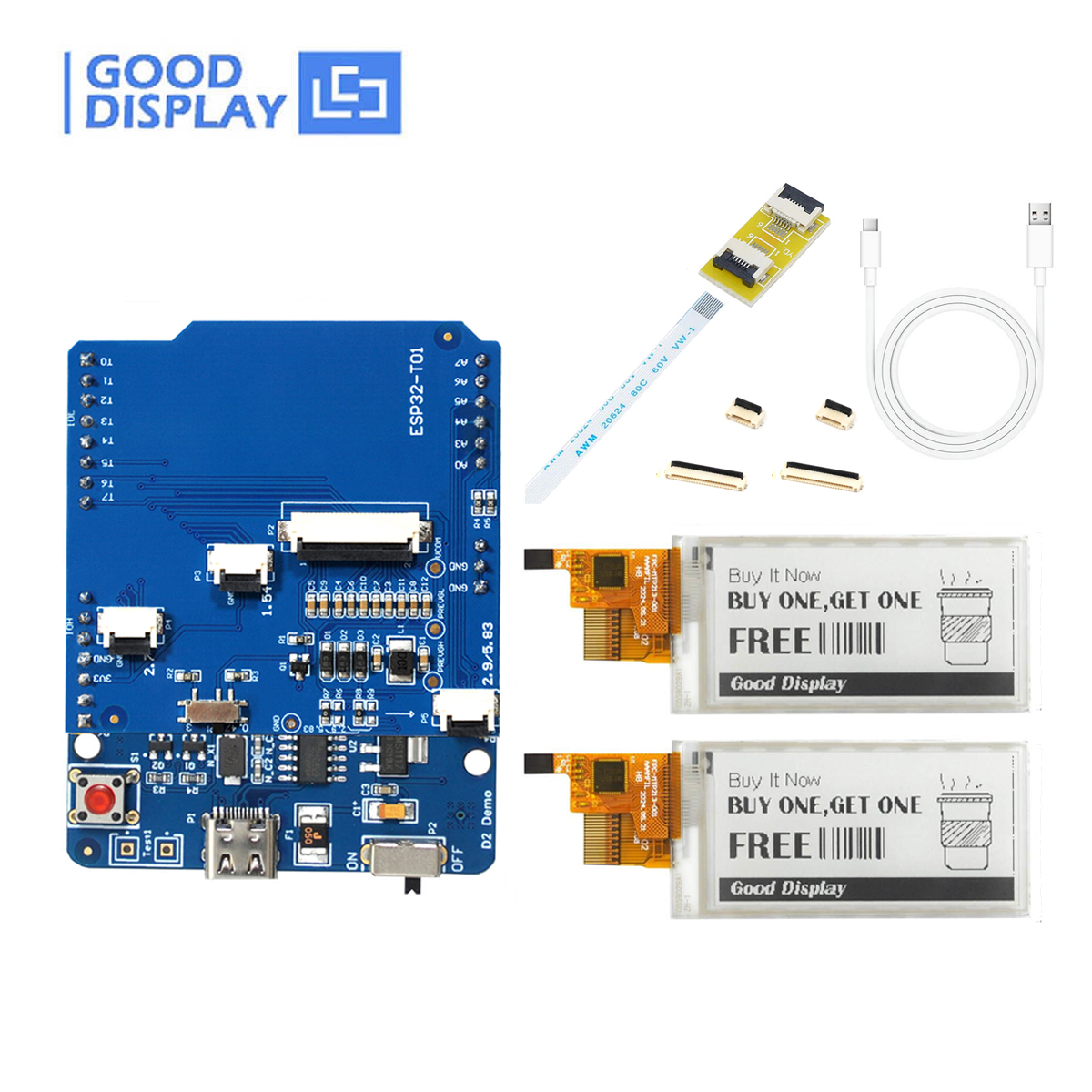 EPD with ESP32 Demo Kit