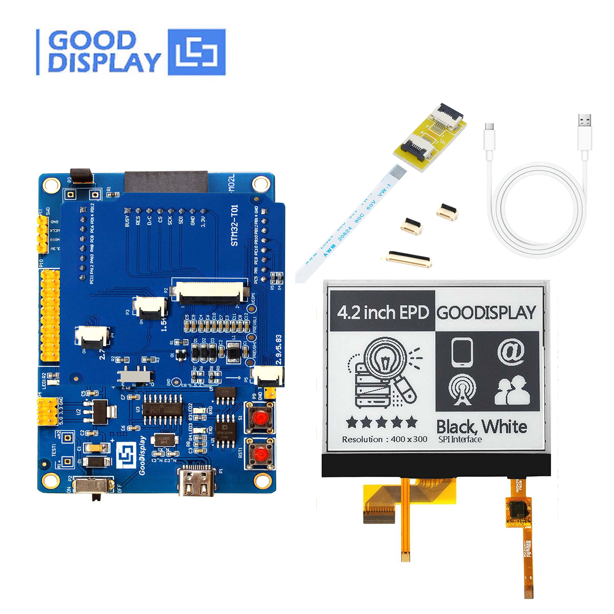 EPD with STM32 Demo kit