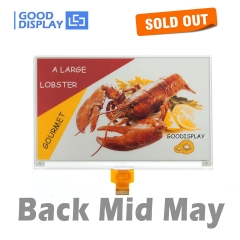 7.5-inch Four-color E-paper Module SPI Display Screen Resolution 800x480