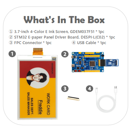 EPD with STM32 Demo Kit