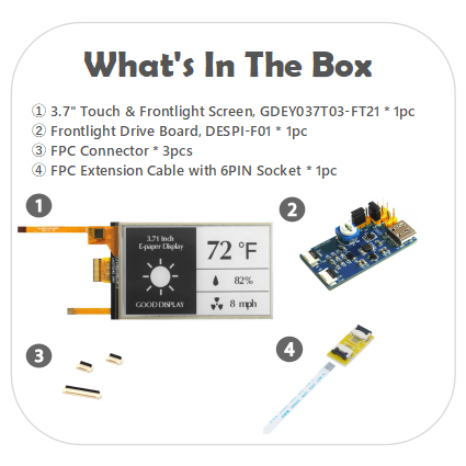 EPD with adapter board