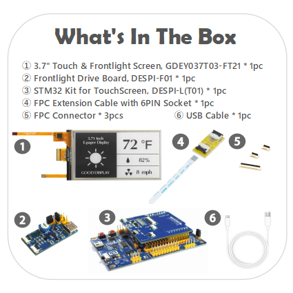 EPD with STM32 Demo Kit