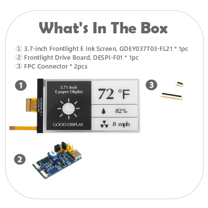 EPD with Frontlight Driver
